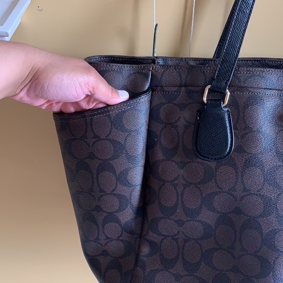 Brown Monogram Coach carry on - Picture 3 of 15